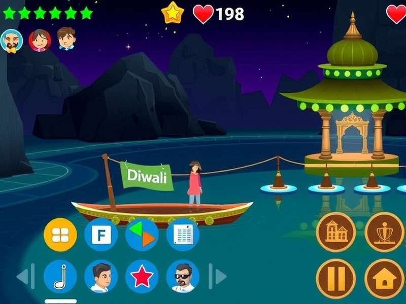 Desi Aquatic Adventure character progression screen